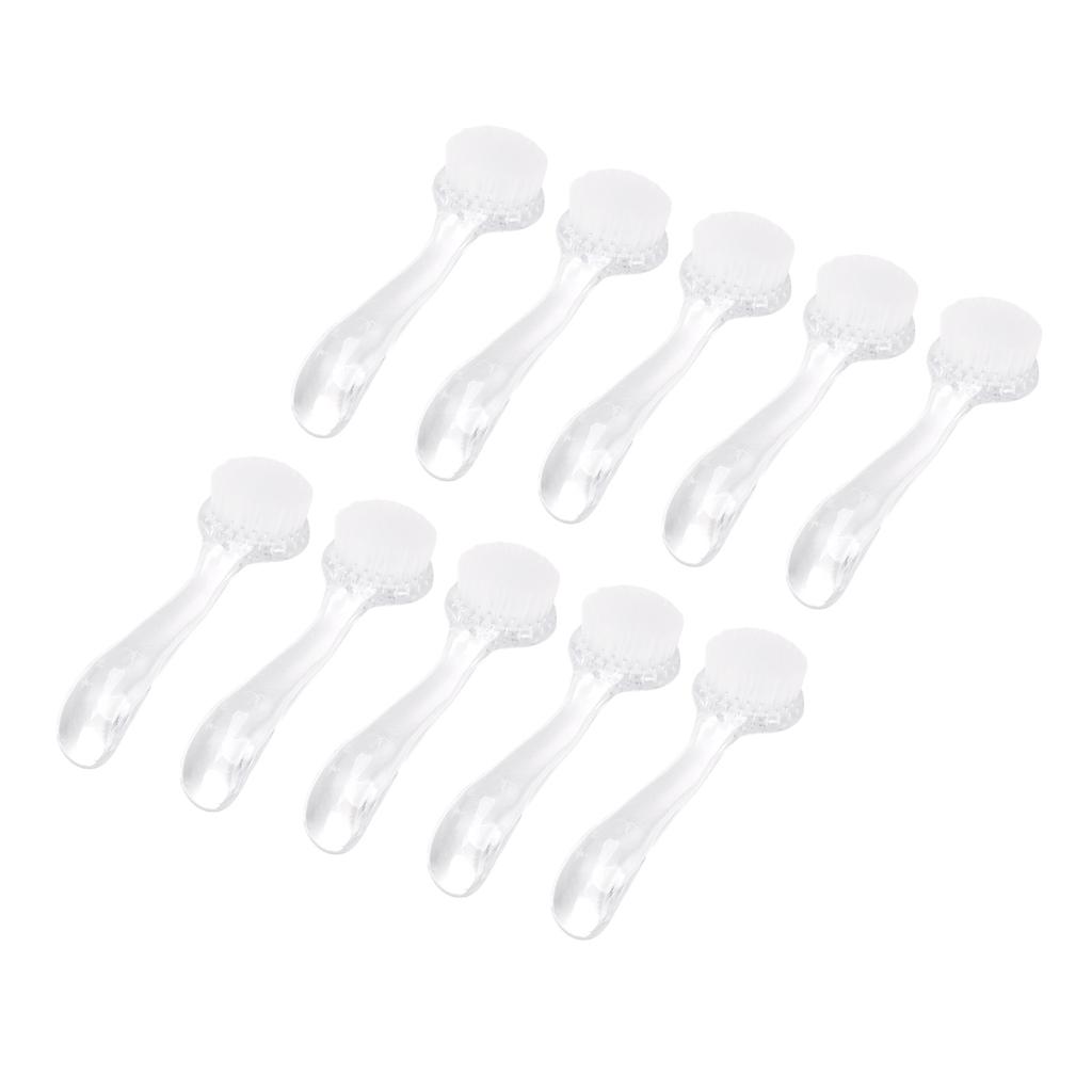 Soft Nail Dust Cleaning Brush Gel Nail Art Powder Removal Brushes Manicure DIY Nails Tool 10PCS