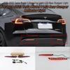 LED Flowing Water Rear Fog Light for 2019-2023 Tesla Model Y
