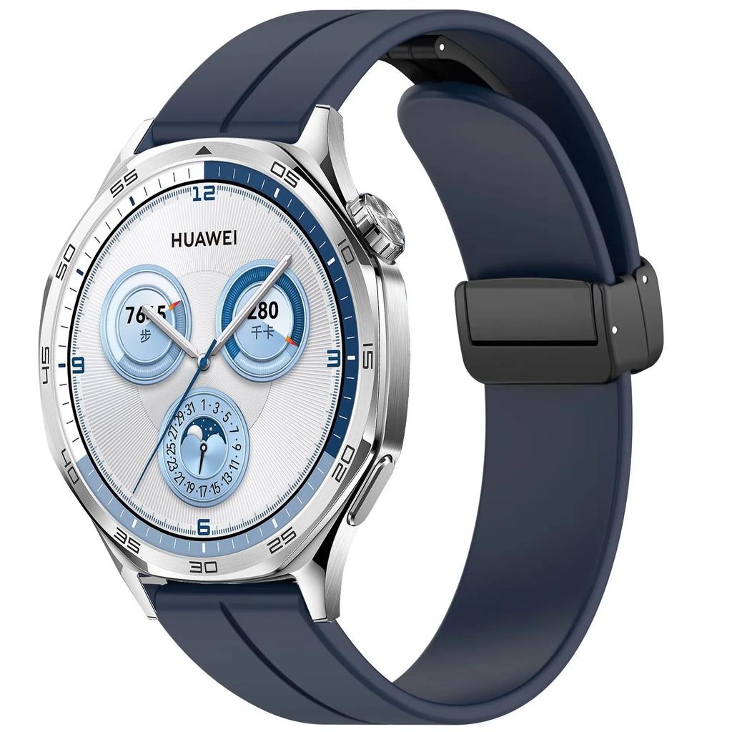 20 22mm Magnetic buckle Strap for Huawei Watch GT6/5/4/GT6 Pro 4 3 2 46mm Silicone Bracelet for Amazfit Balance 2/GTR/GTS 4 Band