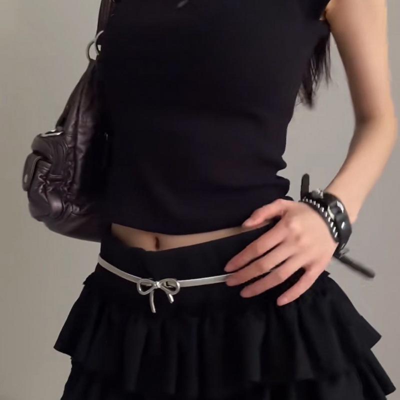 Inspired Vintage Silver Leaf Design Metal Waist Chain For Women Chic Bohemian
