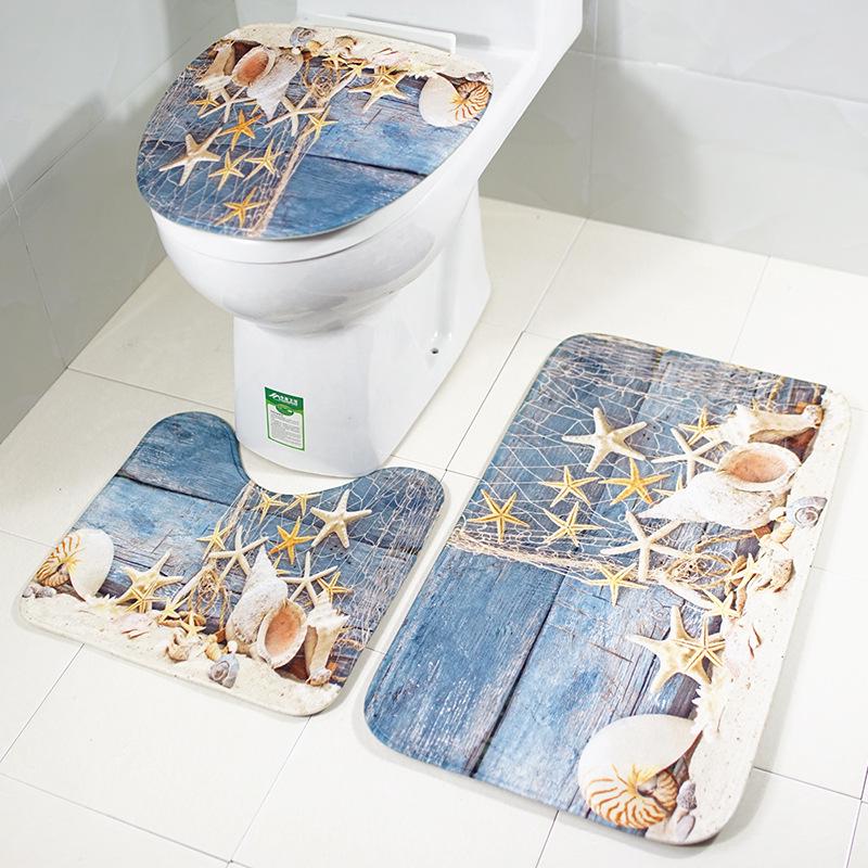 Anti-Rutsch-Teppich WC-Sitzbezug für Badezimmer Durable Floor Mat Fußmatte Anti-Rutsch-Teppich WC-Sitzbezug für Badezimmer Durable Floor Mat Fußmatte