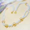 S925 Sterling Silver Gold-Tone Multifunctional Pearl Necklace with Light Luxury Style – 2025 Women's Choker