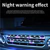 Waterproof Solar Strobe Light Car Bike Safety LED Warning Beacon 3M Adhesive