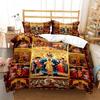 Virgin Mary Jesus Comfortable Duvet Quilt Cover Pillowcase Bedding Set Children Bedroom Decoration Home Textile
