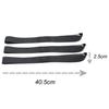 SKY Cargo Fastening Belt Lashing Belt Bike Side Bag Jack Tow Hook 8pcs 2.5cm X 40.5cm (Black)