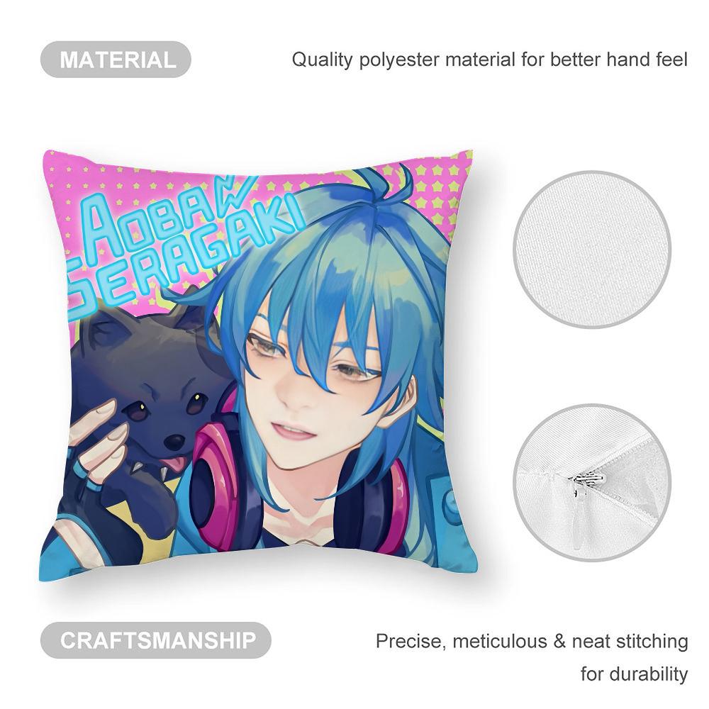 D-Dramatical Murder Pillow Case 3D Print Polyester Fiber 45*45 Cm Home Sofa Throw Pillow Cover Decoration Festival Gift