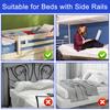 Bedside Storage Tray Clip-On Bedside Shelf Detachable Heavy-Duty Bedside Storage Tray Multifunctional Bedside Shelf Space Saving