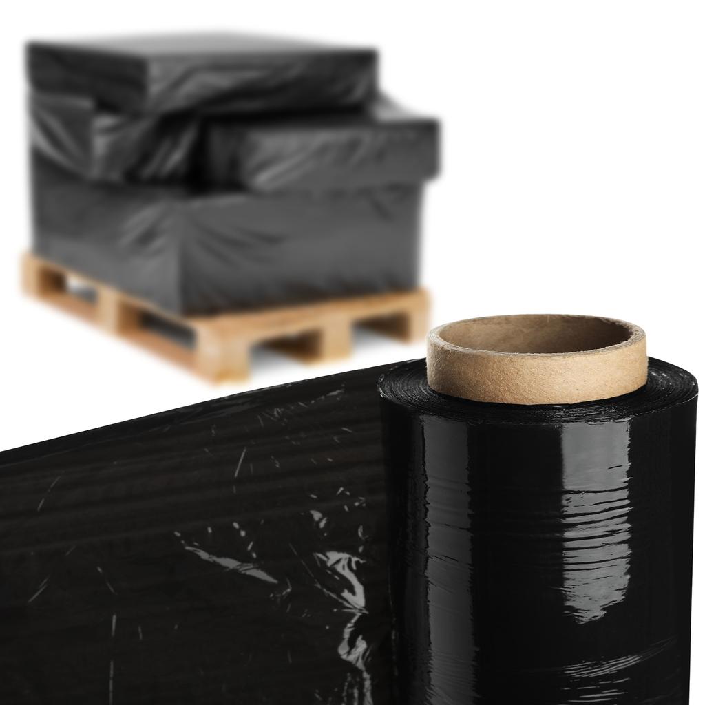 KADAX Stretch Film XL Stretch Black 2.5kg Strong Covering Roll Lots of Film