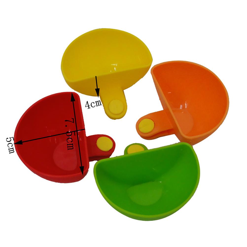 4PCS Multi Color Dipping Sauce Dish Bowls for Sauces and Spices Serving and Dipping Easy Clean Kitchen Container