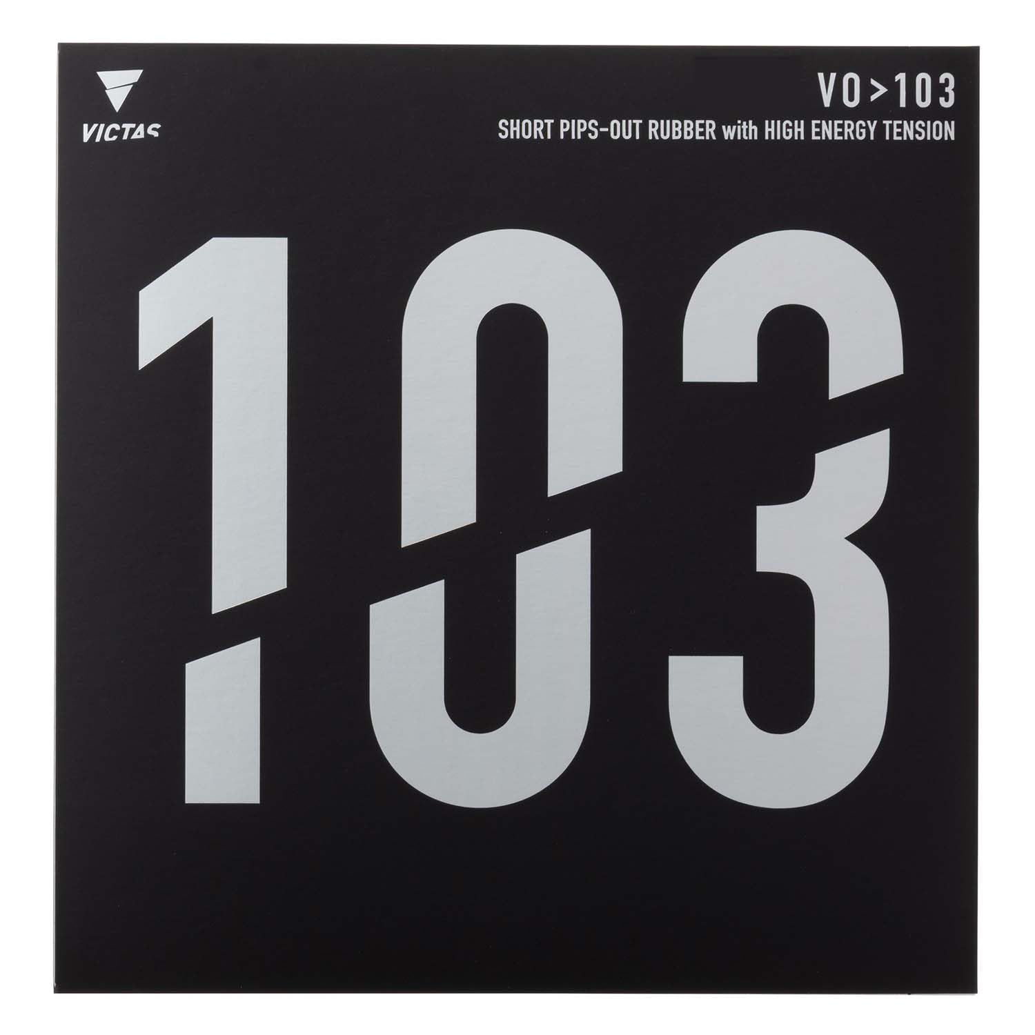 VICTAS VO1-03 Table Tennis Rubber Hard Enea Energy Tension Offensive Red 1.6 020242