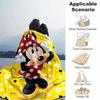 1PC Cartoon Minnie Mouse Blanket, Seasonal Universal, Home Decoration, Throw, Soft Flannel Throw Blanket, Versatile & Cozy for Bedroom, Livi