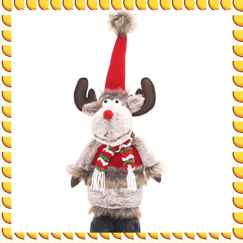 

BAAU Christmas Cute Christmas Retractable Deer Window Props Decoration For Home Indoor Holiday Decor