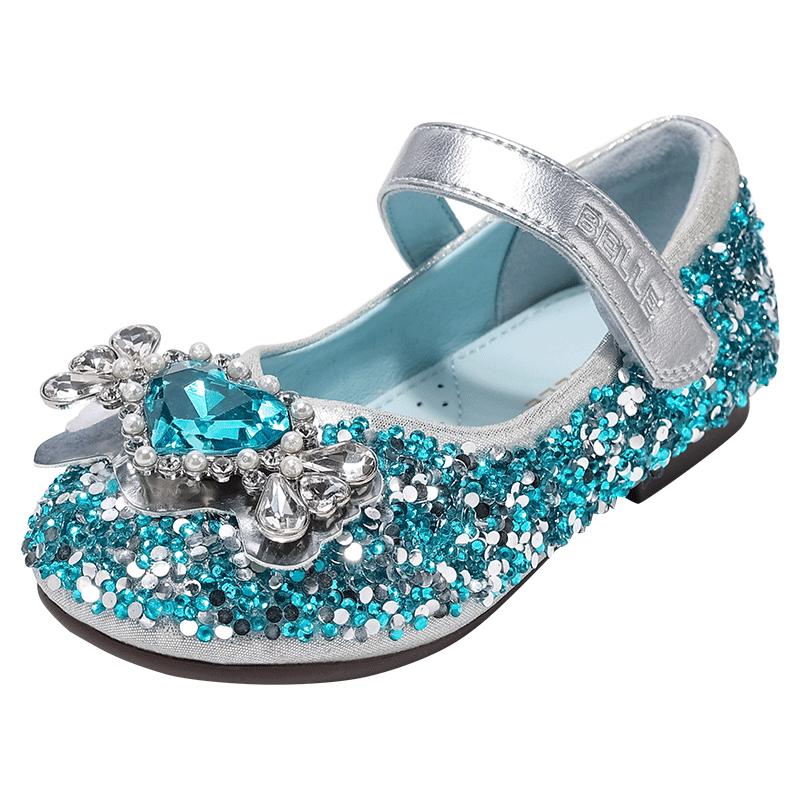 Belle Girls Princess Crystal Flats 29