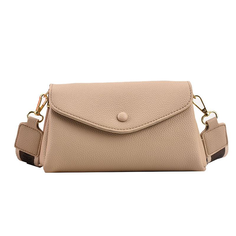 

Сумка Temperament PU, женская, 2024 года, новая, персонализированная, с широким ремнем, популярная сумка-мессенджер, универсальная, маленькая, квадратная сумка хаки