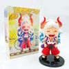 Hot sold One Piece Anime Figure Sitting Laughing Luffy Action Figures Kawaii Sanji Zoro Figurine Collection Toys Doll Gift Model