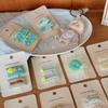 Nian Nian Korean Style Light Green Cute Cartoon Fabric Hair Clip for Children