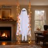 Waterproof Patio Tree Hanging Props Swinging Ghost Halloween Decoration for Outdoor Garden Yard, Weighted Fabric Flying on A Large Decorations