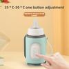 Bottle insulation cover, baby's milk preparation, outdoor heating, portable milk warmer, bottle milk adjustment thermostat