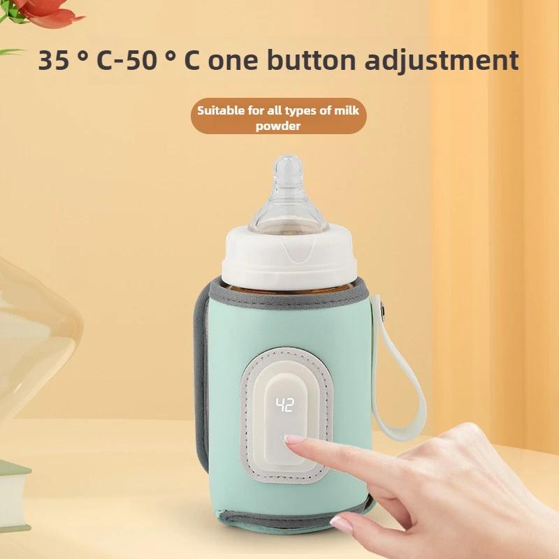 Bottle insulation cover, baby's milk preparation, outdoor heating, portable milk warmer, bottle milk adjustment thermostat
