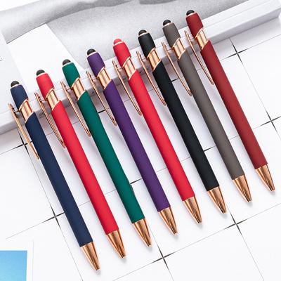 Touch Screen Press Ballpoint Pen Creative Metal Pens Stationery Office School Supplies
