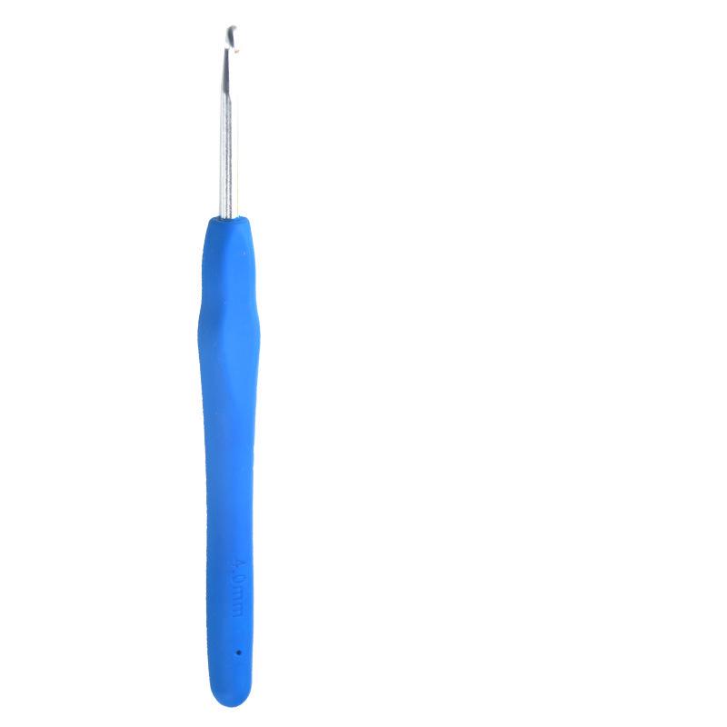 9-Color Soft Grip Crochet Hook Set: Thick & Thin Yarn DIY Hand Knitting Tools