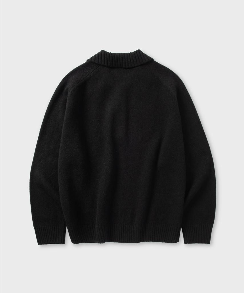 NONBLANK Wool Collar Knit_Black
