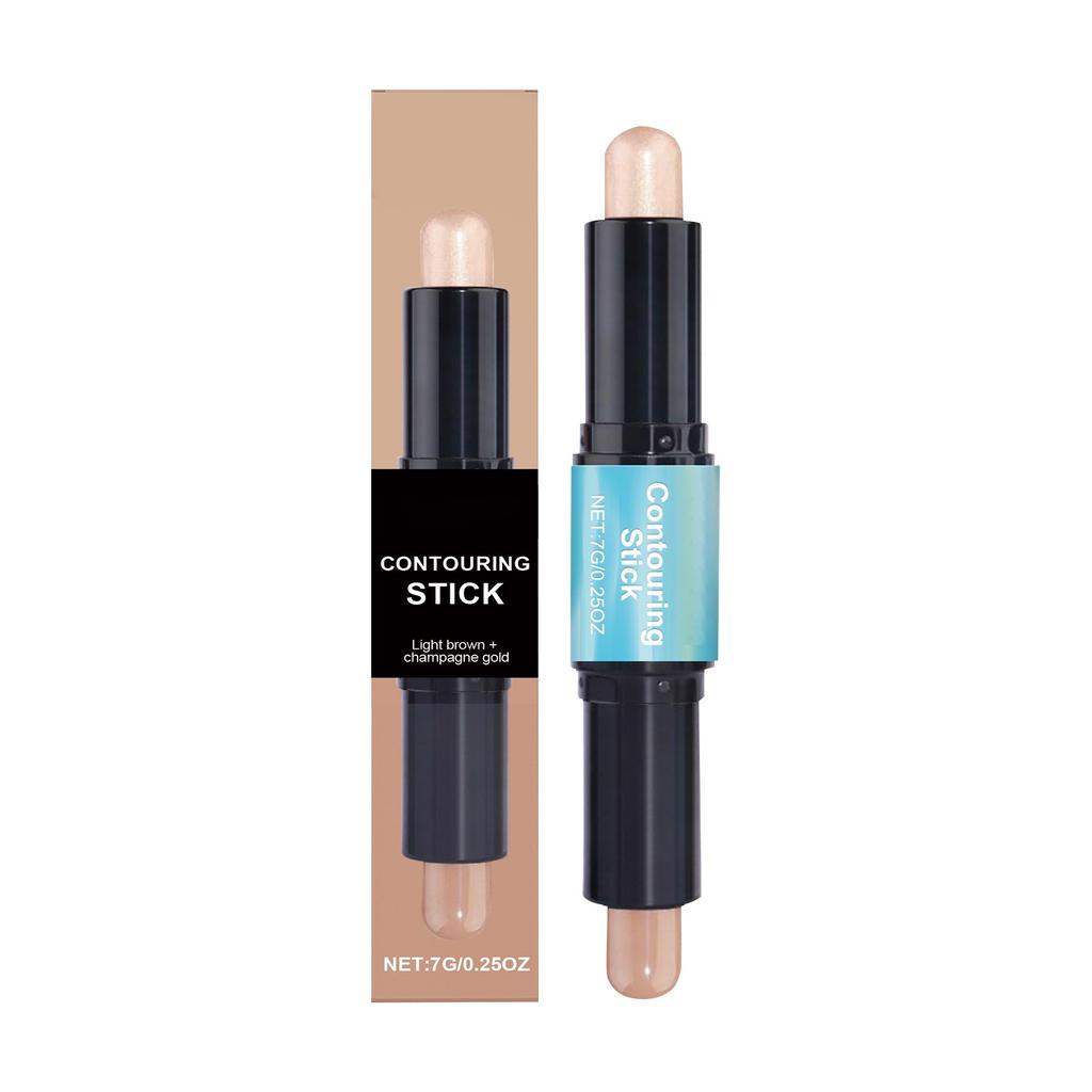 2in1 Facial Shaping And Contouring Stick, Contouring Cream, Concealer Three Dimensional Stick,1pc,