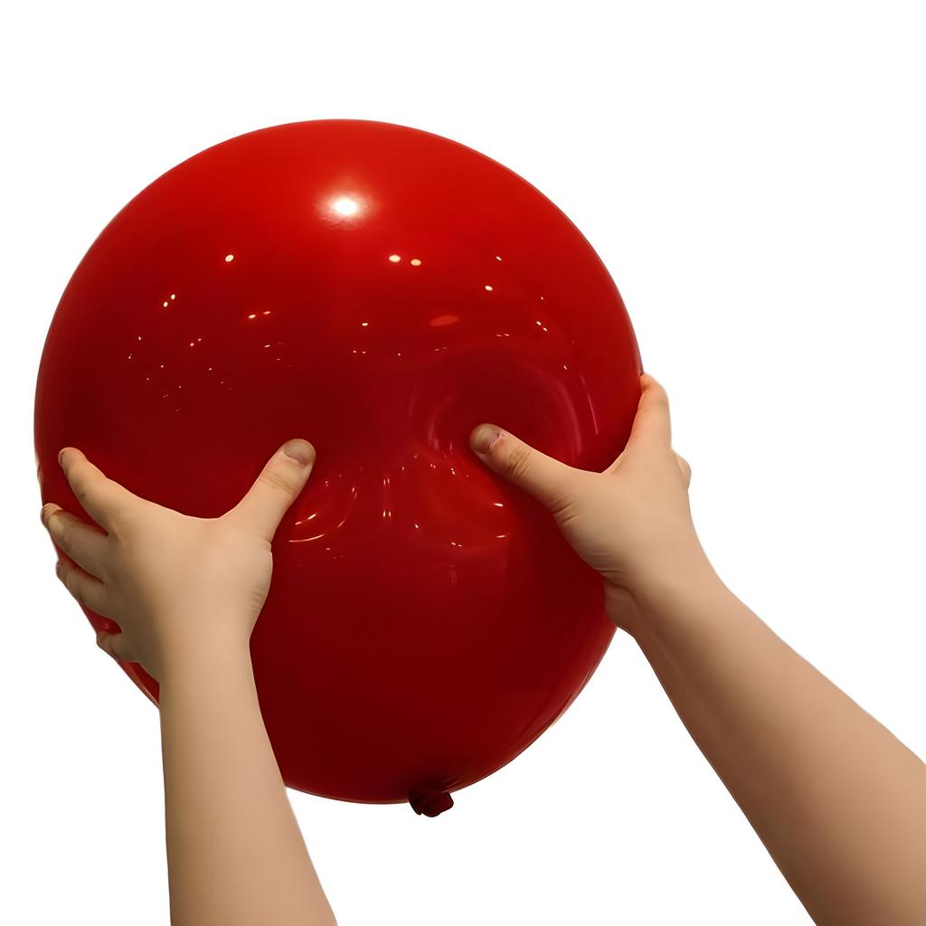 1/4 Peças 36 Polegadas Látex Gigante Balões Grandes Jumbo Redondo Balão de Escalada para Jogo Divertido & Decoração de Aniversário [Bombas são de cor aleatória]