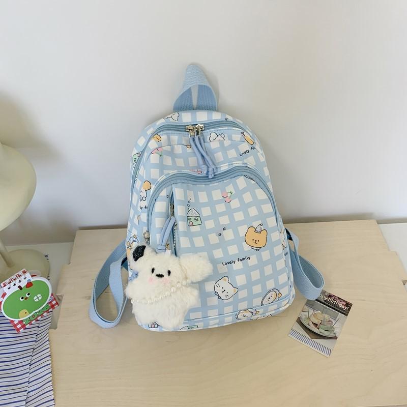 Schoolbag Schoolbag Female Junior High School High School Students Ins Style Korean Niche Cartoon Printing Large Capacity Backpack Fashion Backpack