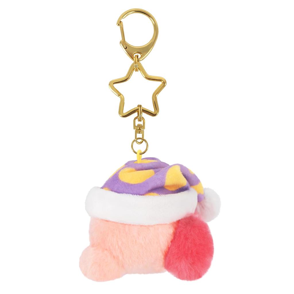 [Sanei Boeki] Kirby's Dream Land Mini-Mofu Mascot Keychain Sleep Plush Toy