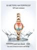 Gedi Fashion Gradient Dial Women's Denim Chain Waterproof Quartz Watch