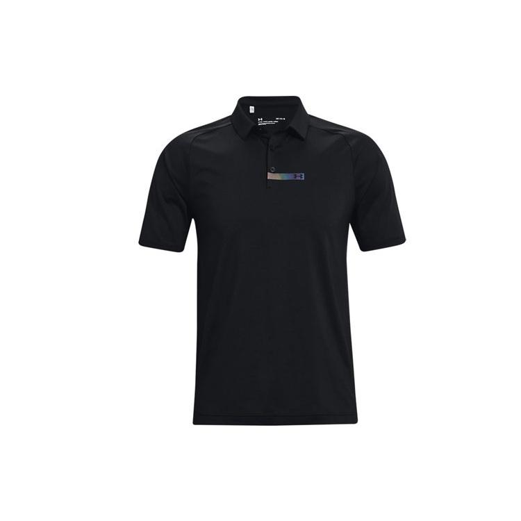 Under Armour Rush Bonded Polo Shirt  Black  Men s 1366253-001 XXL