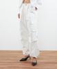 KIIMUIR (Women) Parachute String Cargo Pants_White