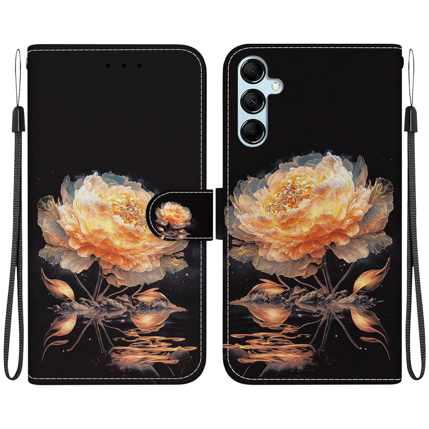 

Для Samsung Galaxy A25 A24 A54 A34 A14 A51 A71 M34 M54 M14 гаманець чохол PU шкіра квітковий фліп-чохол з держателем картки підставкою захисний чохол гаманець Samsung A25 5G