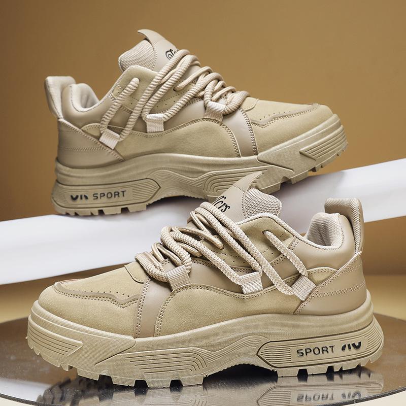 

Мужская обувь Обувь для инструментов Осенние ботинки Martin Мужская универсальная спортивная и досуговая обувь для альпинизма и охраны труда Мужская британская обувь 44 хаки