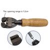 Wooden Handle Clamping Tool Hand Vise With Extended 1.2cm Opening Capacity For Industrial Craftsmanship