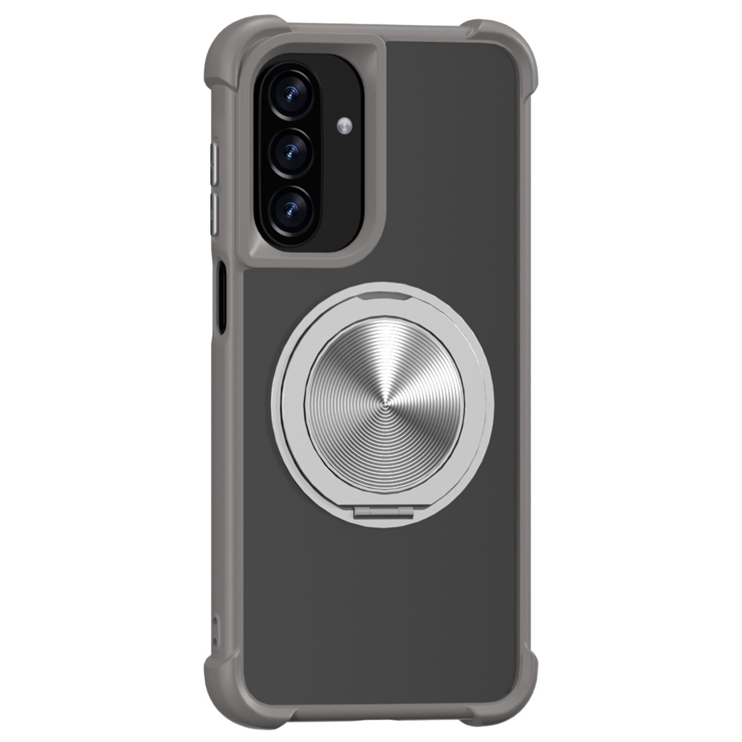 

For Samsung Galaxy A26 5G Case Compatible with MagSafe CD Vein Kickstand TPU+PC Phone Cover Grey