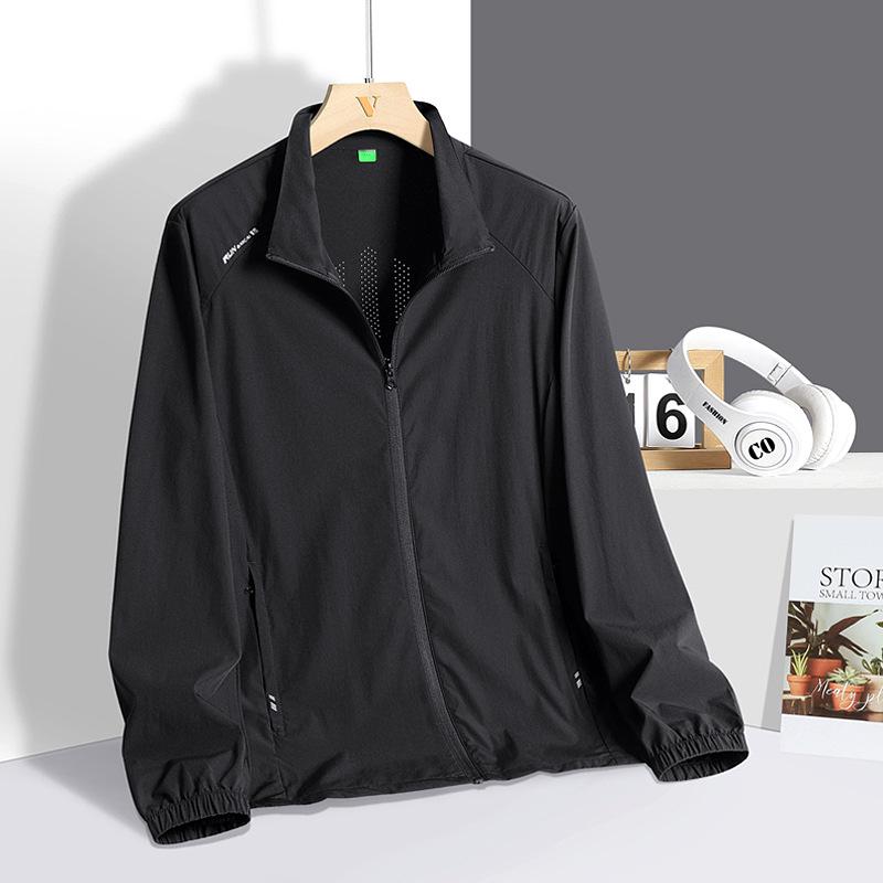 Men's Lightweight UV Protection Ice Silk Jacket - Summer Breathable Sun Protection Coat