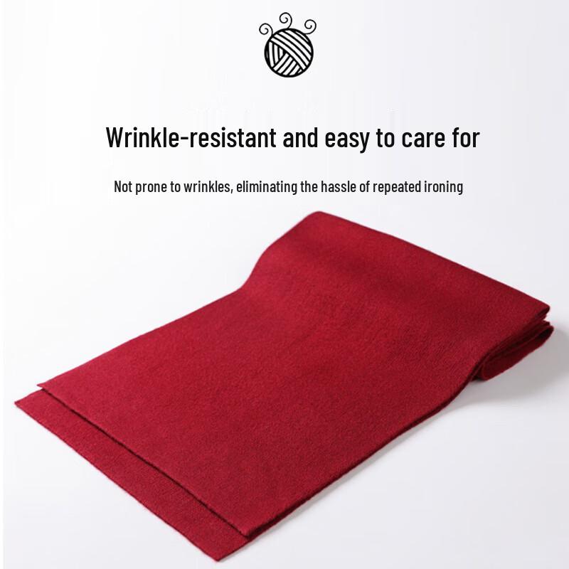 Hengyuanxiang Men's Winter Wool Blend Scarf