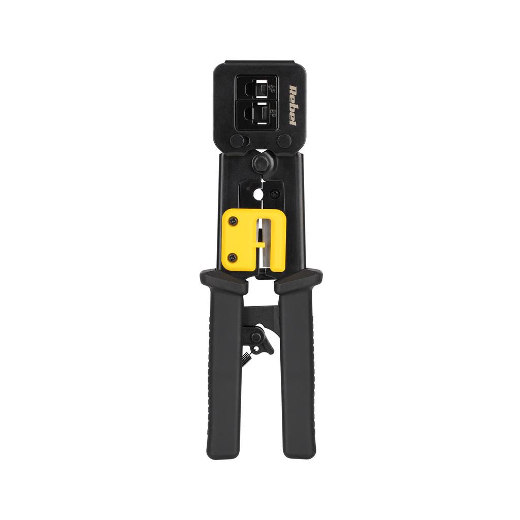 Crimping Tool For Rj45 Rj12 Rj11 6/8P Rebel Pass-Through Plugs