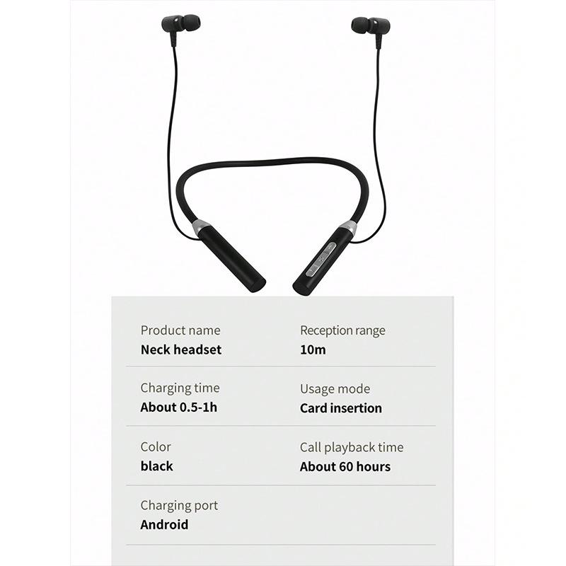 Gosen Bluetooth Wireless Neckband Earphones - Sports In-Ear with Ultra-Long Standby