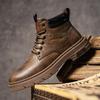 Martin Boots New Autumn British Style High-top Leather Shoes Genuine Leather American Retro Boots