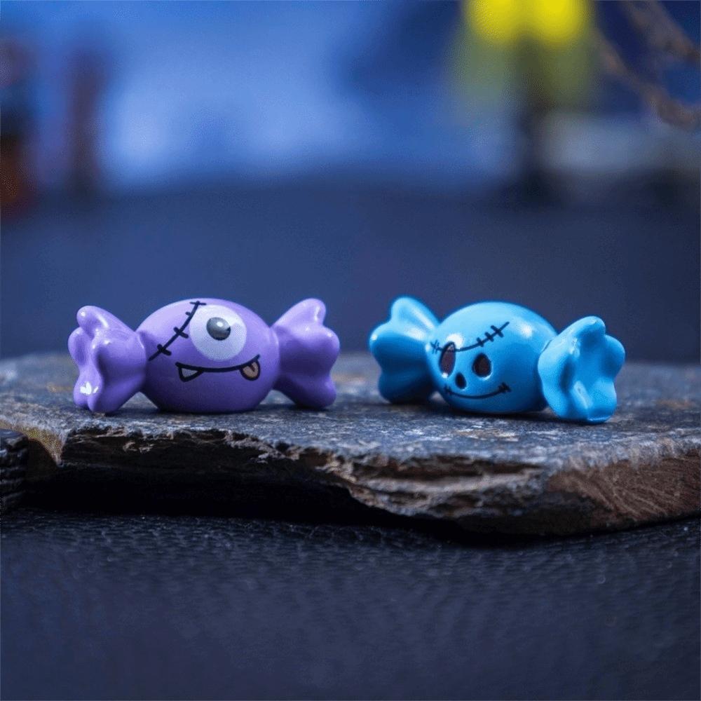 8 Pcs/Set Halloween Figurines Halloween Figurines Miniature Resin Craft Halloween Party