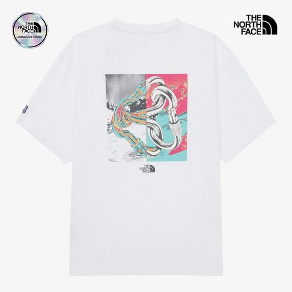 The NorTh Face Men S Carabiner ShorT Sleeve T ShirT whT nT7ur70b 90