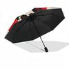 1pc Raven Roses Automatic Open/close Umbrella, 8-Rib sturdy structure, Auto Folding/Opening, Portable Travel Umbrella for Women,268