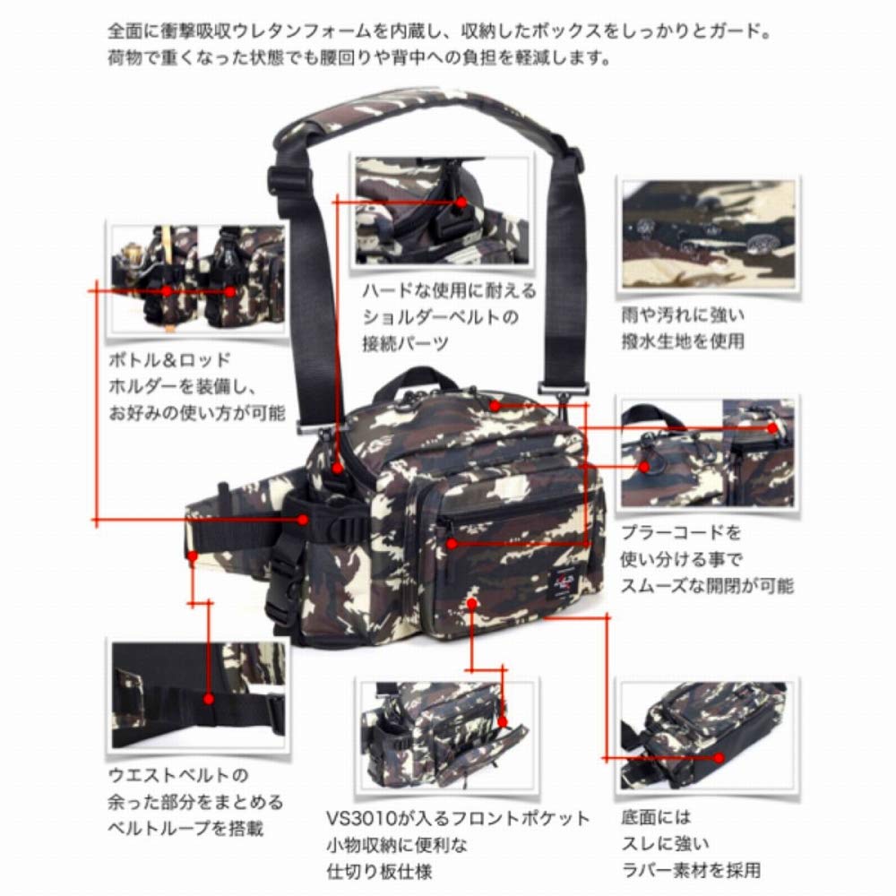 Love Soul Dream LSD Designs Hip Bag Tuned Neo Camouflage