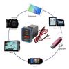 For Toyota QC PD 3.0 USB Car Charger Adapter Socket DC 12V-24V Mobile Phone Charger Adapter Fast Charging with LED Light