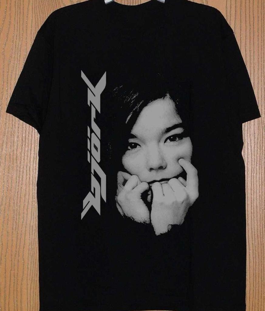 Bjork Debut Groupe Japonais T-shirt Noir Coton Toutes Tailles Unisexe HRT41