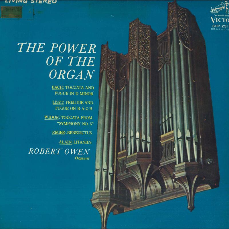 

LP Record ROBERT OWEN - Power Of The Organ SHP2310 VICTOR Japan Classical Used