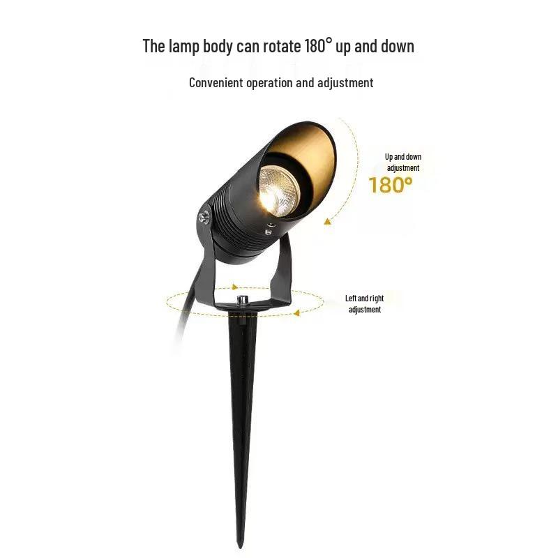 Waterproof LED Landscape Spotlights for Outdoor Trees and Garden Decoration with Ground Spike